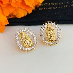 Morena & Proud Virgin Mary earrings